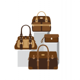 Skandia - väskorna symboliserar olika sparformer