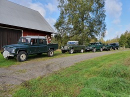 Vi använder bara Land Rover som jaktbilar